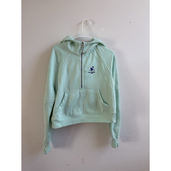 Lululemon Scuba Half Zip Hoodie M/L delicate mint Rare Colorway BNP Paribas Open - Picture 1 of 10